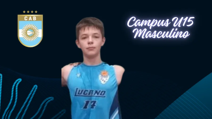 Básquet: citaron al entrerriano Mateo Eckert Vouk al Campus de Desarrollo CAB U15