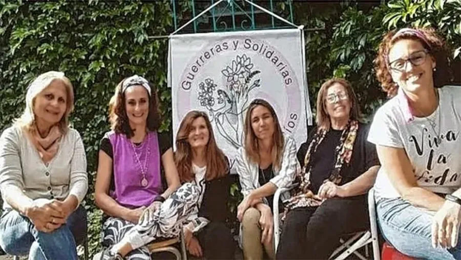El grupo “Guerreras y Solidarias”, de Gualeguay, que impulsó Patricia Zair. El grupo “Guerreras y Solidarias”, de Gualeguay, que impulsó Patricia Zair.