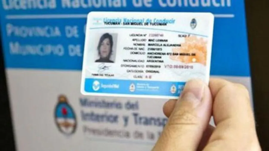 Carnet de conducir.