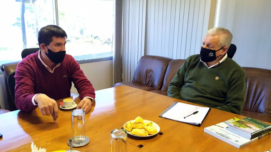 Lauritto analizó la situación ambiental junto al intendente de Villa Paranacito Lauritto analizó la situación ambiental junto al intendente de Villa Paranacito