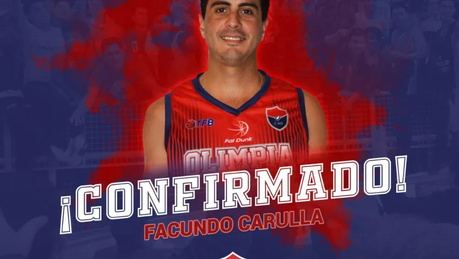 Torneo Federal: Facundo Carulla seguirá vistiendo la camiseta de Olimpia