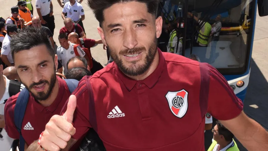 Con el entrerriano Casco, River se instaló en Lima para la final de la Copa Libertadores