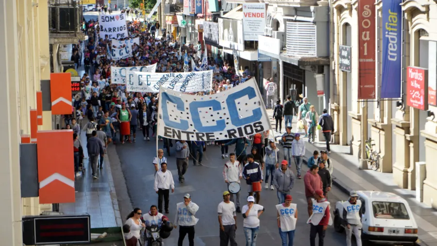 movilización CCC (Foto: archivo)
