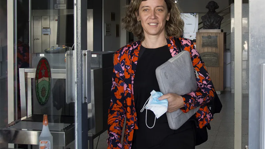 La fiscal anticorrupción de Entre Ríos, Cecilia Goyeneche, que buscan desplazar por investigar a Sergio Urribarri.