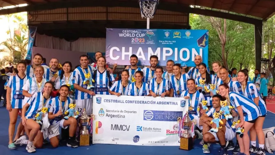 Argentina es doble campeón mundial en cestoball