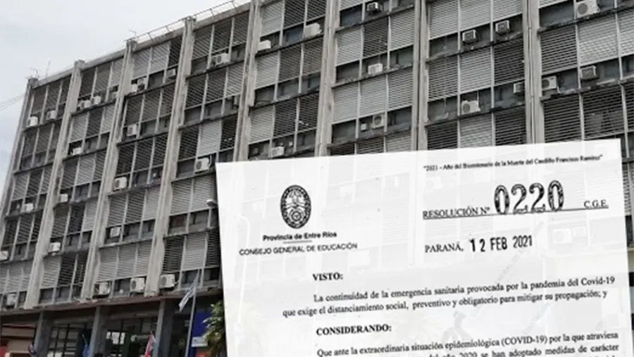 Una disposición del CGE que modifica de hecho el sistema de concursos, generó otro frente de conflicto con los gremios docentes. (Foto montaje: Entre Ríos Ahora).
