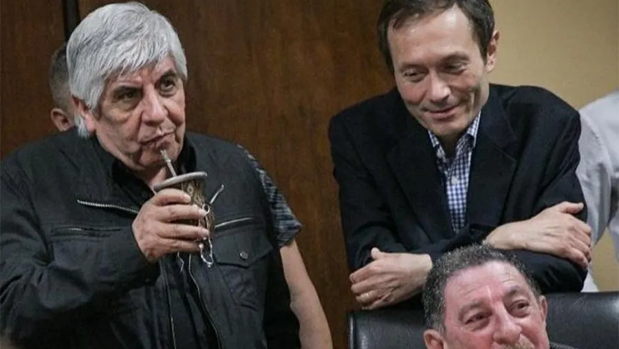 Moyano, Beliz y Viviani, hace ocho días en la CGT. (Crédito: Prensa CGT). Moyano, Beliz y Viviani, hace ocho días en la CGT. (Crédito: Prensa CGT).