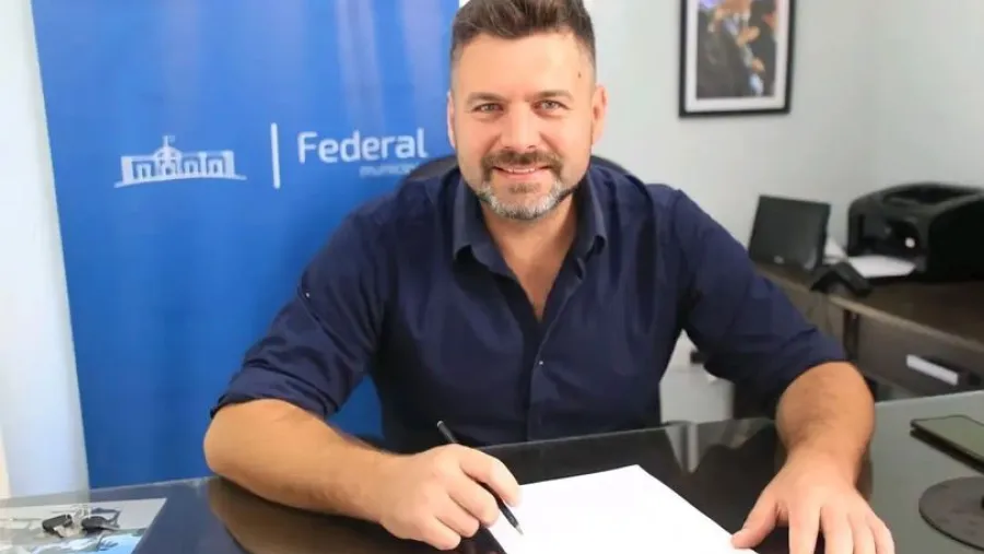 El intendente de Federal informó que tiene Covid-19 El intendente de Federal informó que tiene Covid-19