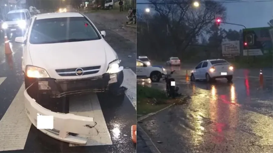 El siniestro vial se registró minutos antes de las 6, en Avenida Almafuerte y calle Antonio Salellas, cerca del acceso al Parque Industrial. Una persona lesionada. El siniestro vial se registró minutos antes de las 6, en Avenida Almafuerte y calle Antonio Salellas, cerca del acceso al Parque Industrial. Una persona lesionada.