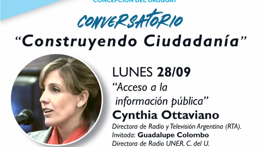 Cynthia Ottaviano cierra el Conversatorio “Construyendo Ciudadanía” Cynthia Ottaviano cierra el Conversatorio “Construyendo Ciudadanía”