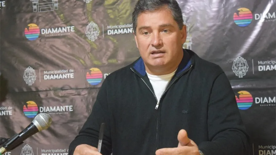 Imagen de archivo de Juan Carlos Darrichón, intendente de Diamante.