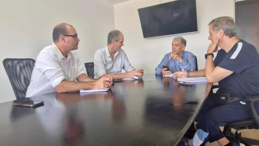 Sebastián Uranga se reunió con autoridades del deporte nacional en el CeNARD