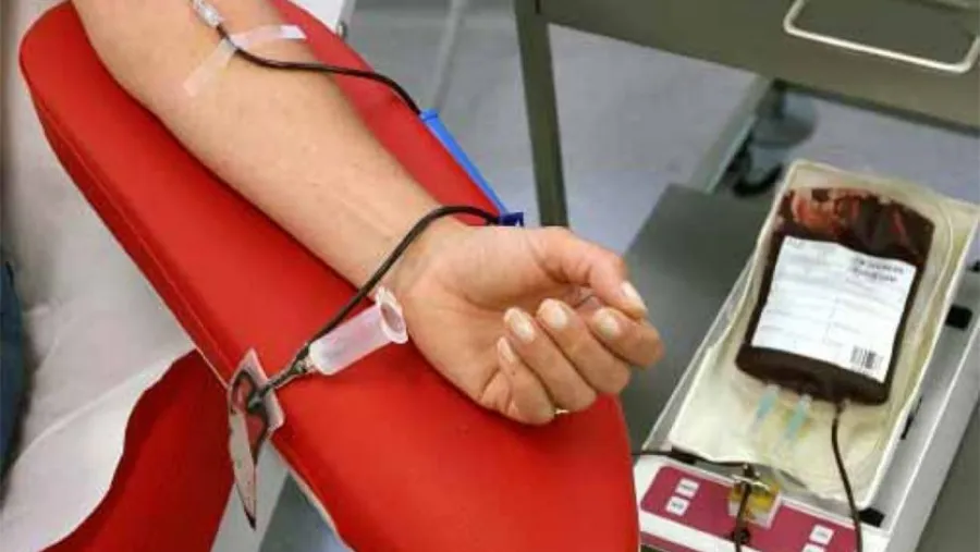 Donación de sangre.