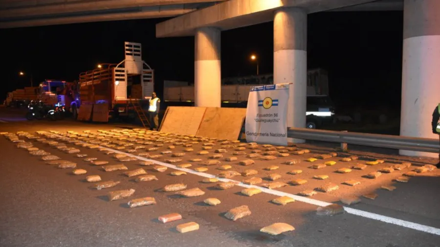 Gualeguaychú: incautaron un cargamento de drogas valuado en más de $18 millones