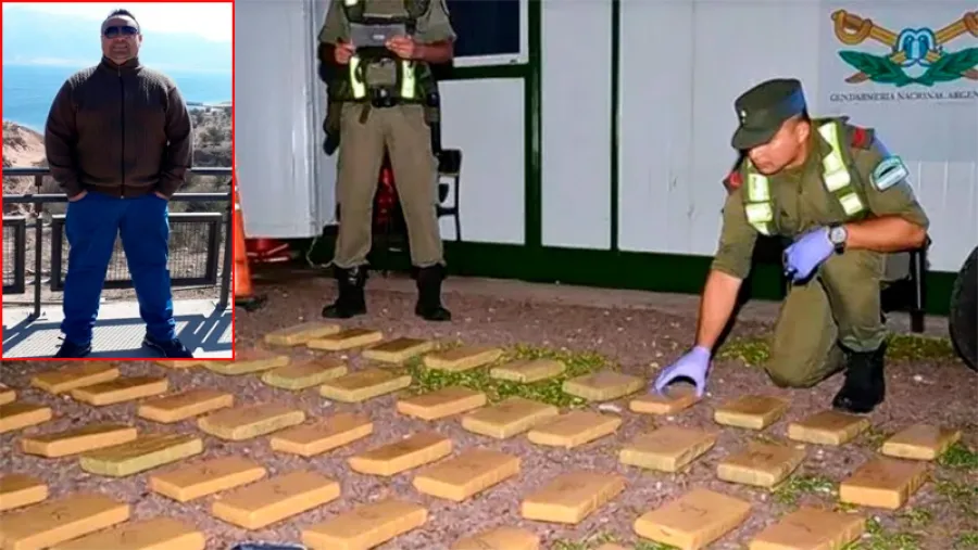 el concejal Irigoyen y la droga incautada