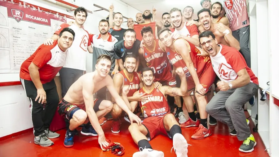 Rocamora Básquet: Rocamora festejó en el clásico uruguayense ante Parque Sur