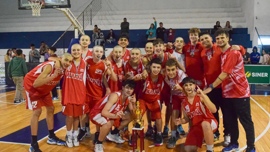 Básquetbol: Paraná conquistó el Campeonato Entrerriano U13 en Villaguay