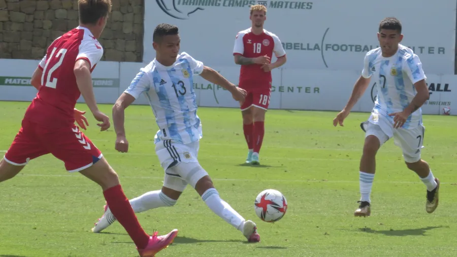 Fútbol: la selección argentina sub 23 ganó agónicamente un amistoso rumbo a Tokio 2020