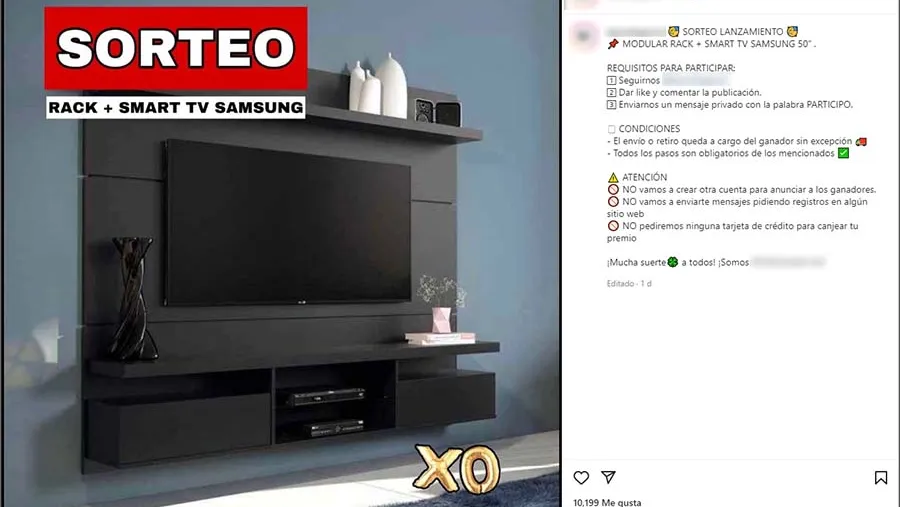 La Unidad Fiscal Especializada en Ciberdelincuencia (UFECI) alertó sobre maniobras de fraude relacionadas con falsos sorteos a través de Instagram. La Unidad Fiscal Especializada en Ciberdelincuencia (UFECI) alertó sobre maniobras de fraude relacionadas con falsos sorteos a través de Instagram.