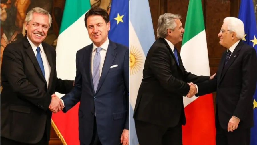 Alberto Fernández en Roma