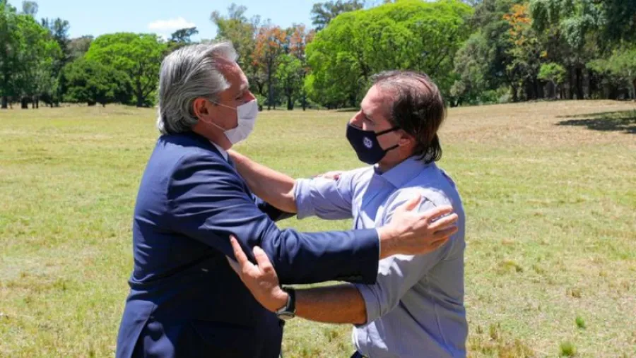 Alberto Fernández con Jair Bolsonaro Alberto Fernández con Jair Bolsonaro