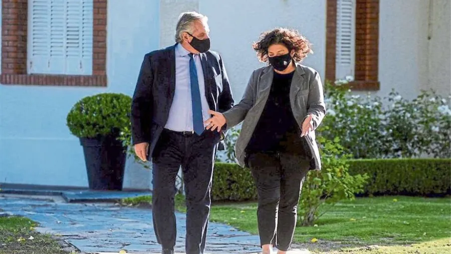 Alberto Fernández con Carla Vizzotti Alberto Fernández con Carla Vizzotti