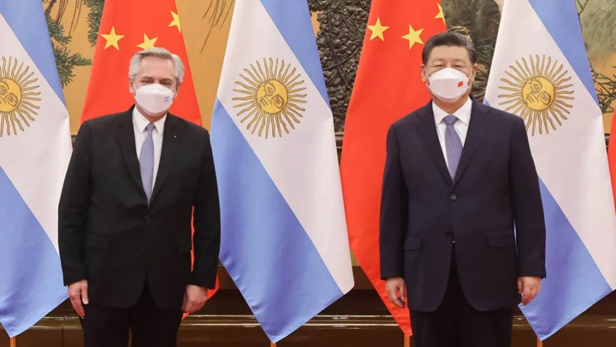Alberto Fernández y Xi Jingpin, durante la visita realizada por el presidente argentino a China en febrero. Alberto Fernández y Xi Jingpin, durante la visita realizada por el presidente argentino a China en febrero.