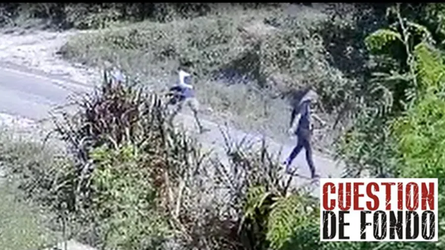 Las imágenes fueron captadas por una cámara que está en la zona de influencia de Puerto Alvear y difundidas por el programa Cuestión de Fondo (Canal 9, Litoral).