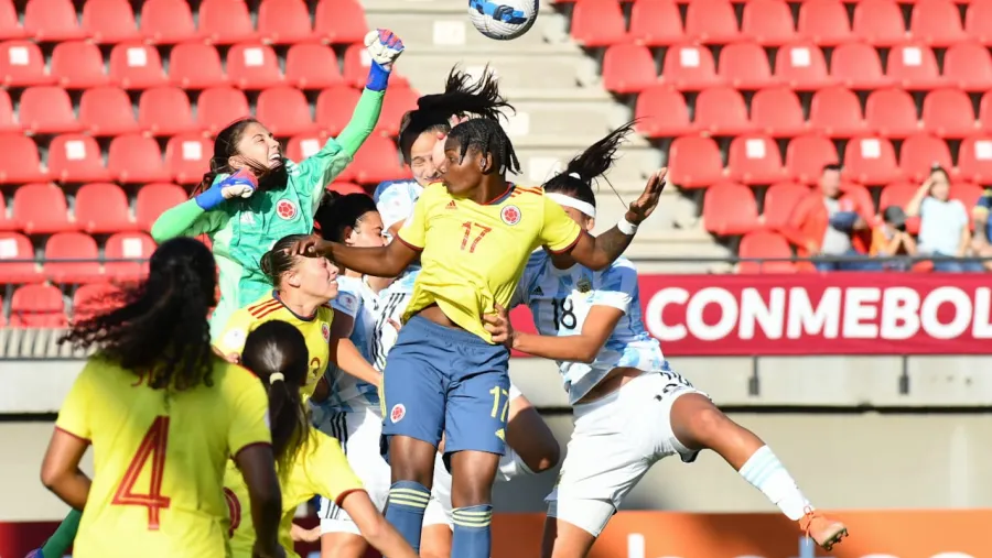 Con la entrerriana Holzheier, Argentina igualó por segunda vez en el Sudamericano Sub 20