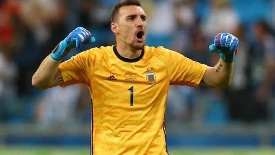 Franco Armani volvió a dar positivo de Covid-19 y peligra su presencia en la Copa América