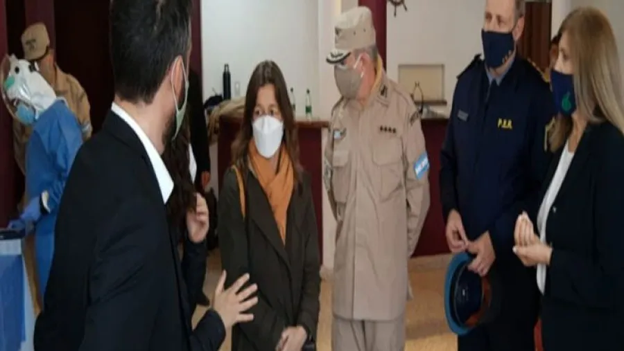 Frederic participó en La Histórica del testeo a personal de fuerzas federales Frederic participó en La Histórica del testeo a personal de fuerzas federales