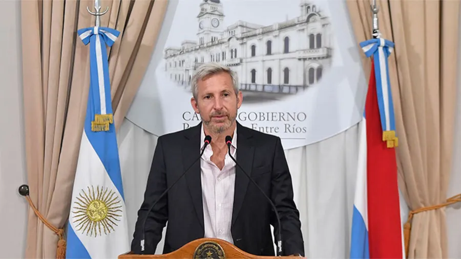 Imagen de archivo de Rogelio Frigerio, quien en el Día de la Memoria expresó que es una fecha “para decir Nunca Más a la violencia y al terrorismo, pero, sobre todo, para unirnos”.