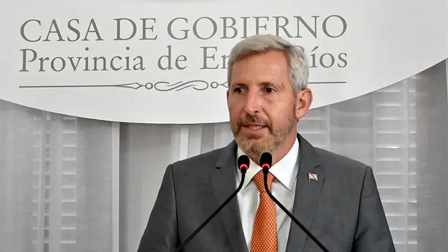 Imagen de archivo del gobernador Rogelio Frigerio.