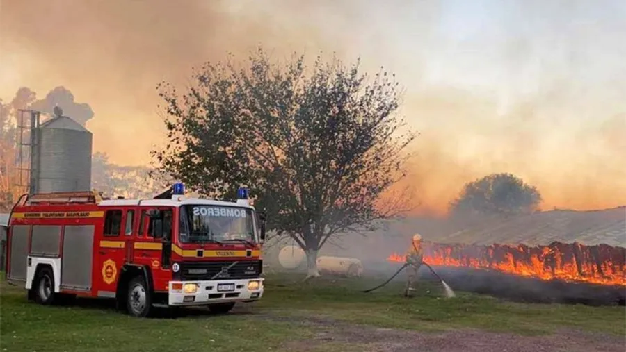 El siniestro ocurrió poco antes de las 18 del jueves en el predio destinado a las prácticas de producción de la Escuela de Educación Agrotécnica N° 145 ubicada a metros del Acceso Oeste de Basavilbaso. El siniestro ocurrió poco antes de las 18 del jueves en el predio destinado a las prácticas de producción de la Escuela de Educación Agrotécnica N° 145 ubicada a metros del Acceso Oeste de Basavilbaso.