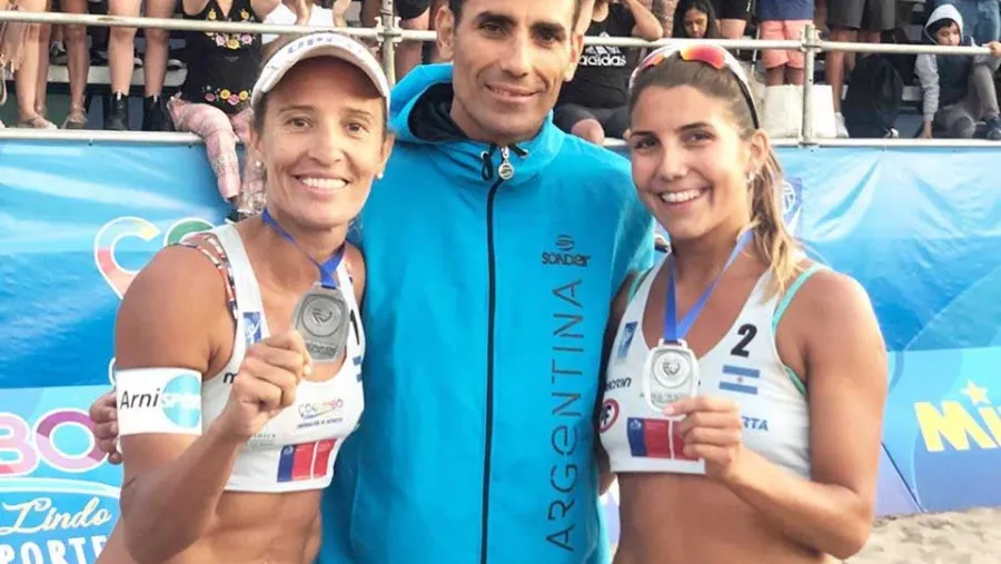 Ana Gallay y Cecilia Peralta Beach Volley: la entrerriana Gallay abrió con un segundo puesto el Circuito Sudamericano