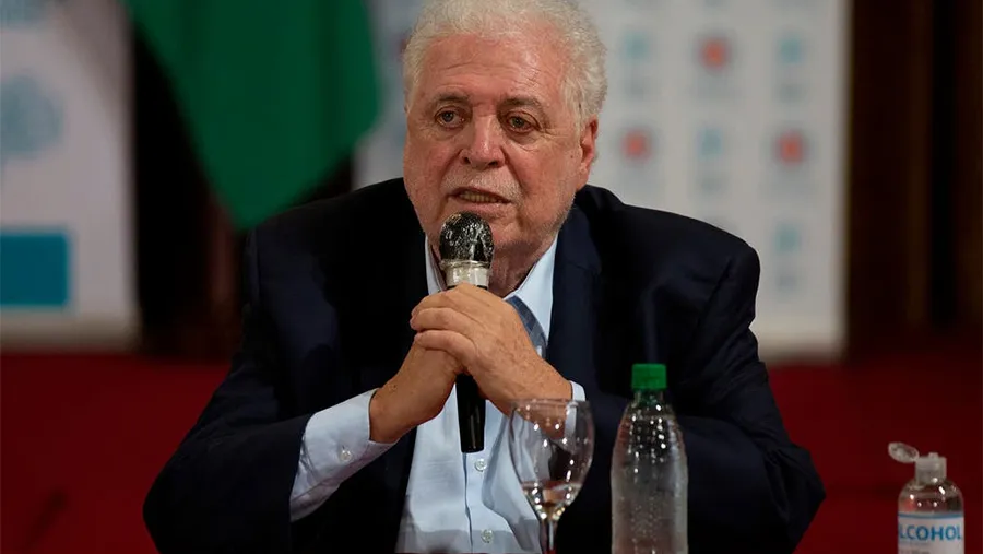 El ministro de Salud, Ginés González García, habló tras la reunión con el Presidente en la Quinta de Olivos.