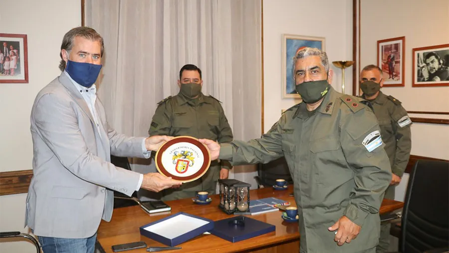 Piaggio se reunió con autoridades de Gendarmería para analizar la instalación de una nueva unidad técnica de esa Fuerza de Seguridad.