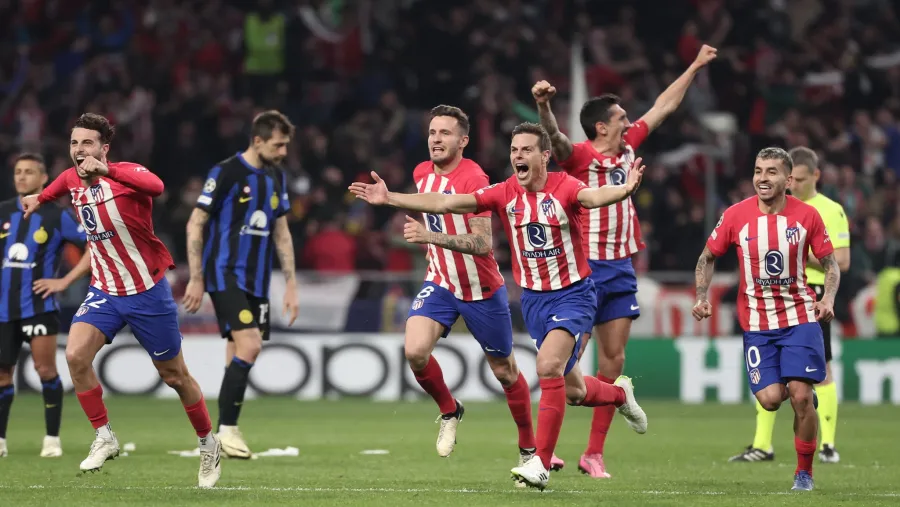 Atlético Madrid eliminó por penales al Inter de Milán y avanzó en la Liga de Campeones