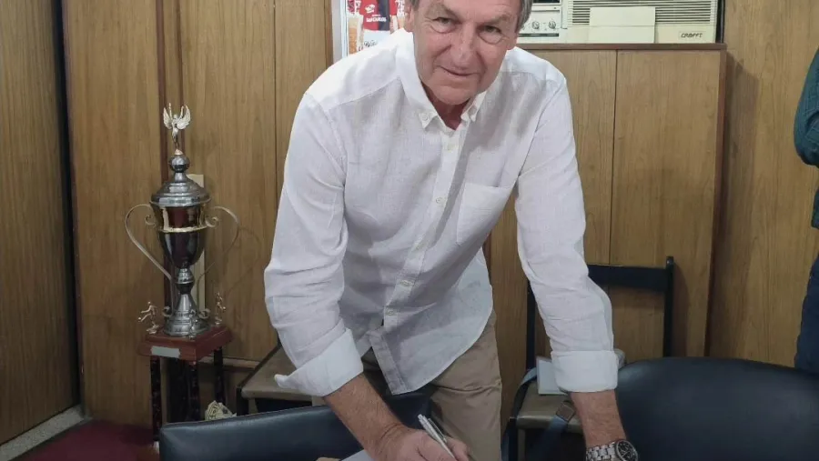 Colón de Santa Fe: Godano asumió, presentó a Delfino y confirmó a Prediger y Goltz