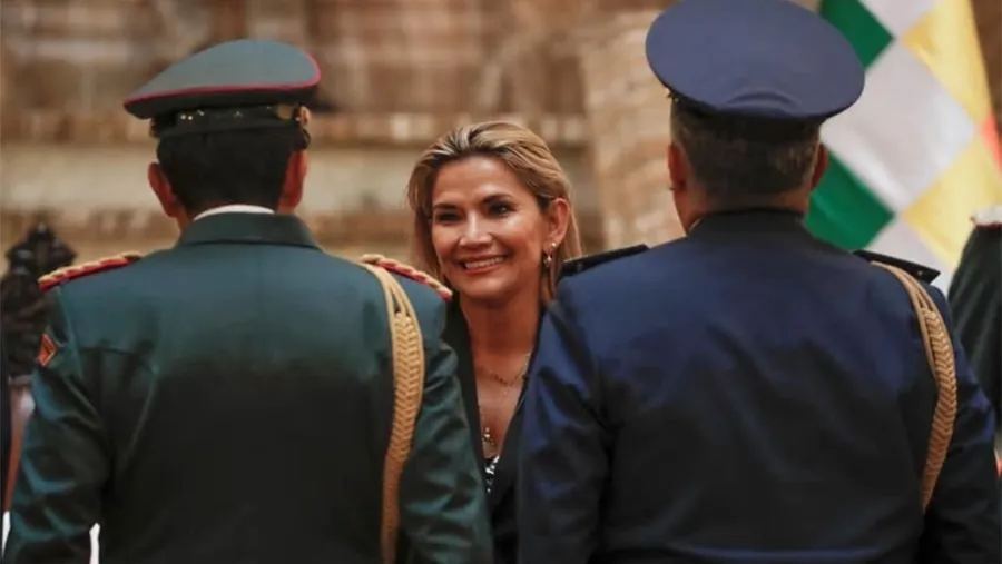 Jeanine Áñez, presidenta interina de Bolivia.