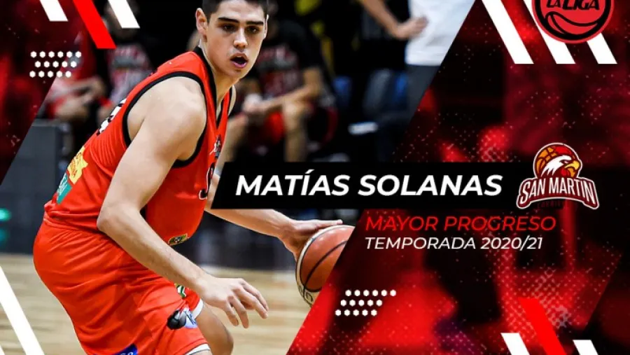 Básquet: el paranaense Matías Solanas es el jugador de mayor progreso en la Liga Nacional Básquet: el paranaense Matías Solanas es el jugador de mayor progreso en la Liga Nacional