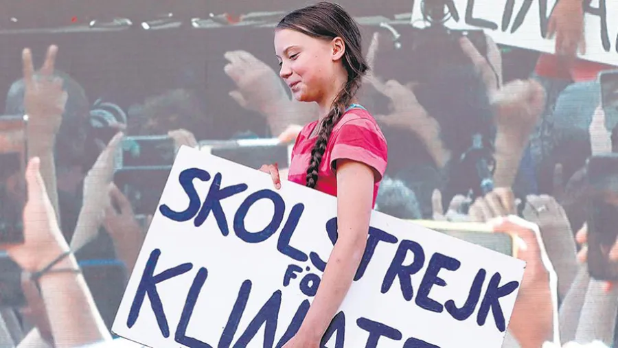 Greta Thunberg.