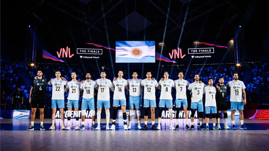 Vóley: Luciano Vicentín y Argentina cerraron su participación en la Liga de Naciones