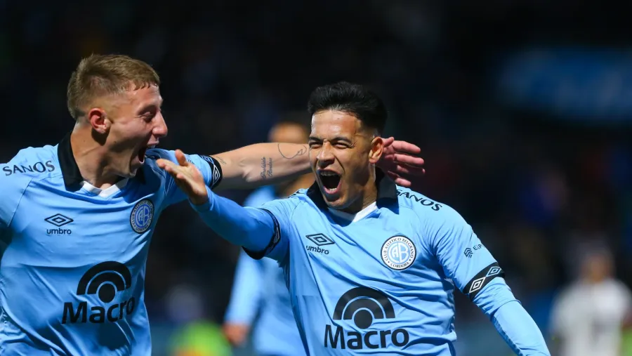 En Córdoba, Belgrano derrotó a Deportivo Riestra con una ráfaga de goles