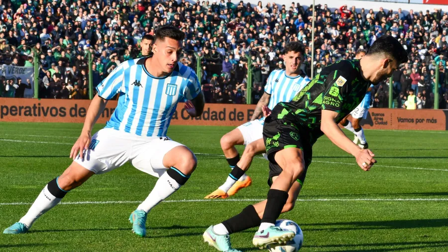 Fútbol: Sarmiento de Junín le impidió a Racing llegar a lo más alto de la Liga Profesional