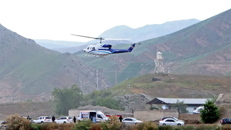 Sigue la búsqueda del helicóptero donde viajaba el presidente de Irán, Ebrahim Raisi.