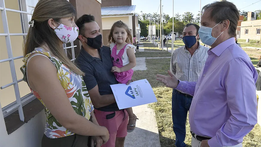 El plan de obras en materia de vivienda se desarrolla en Entre Ríos con financiamiento provincial y nacional.
