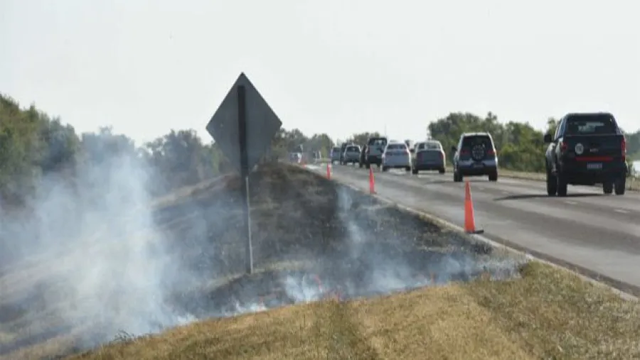 incendio banquina ruta 174