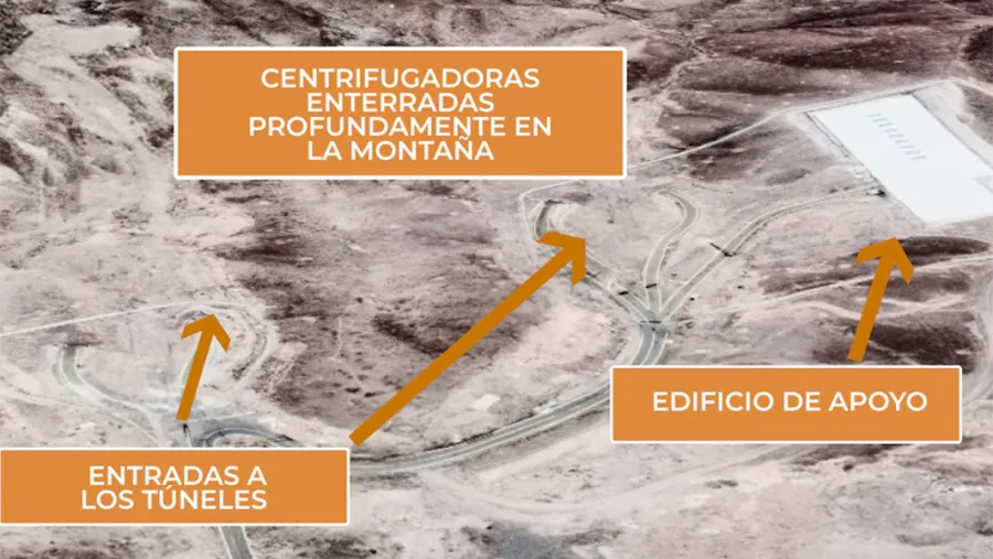 Así es Fordow, el impenetrable bastión nuclear en las montañas de Irán. Así es Fordow, el impenetrable bastión nuclear en las montañas de Irán.