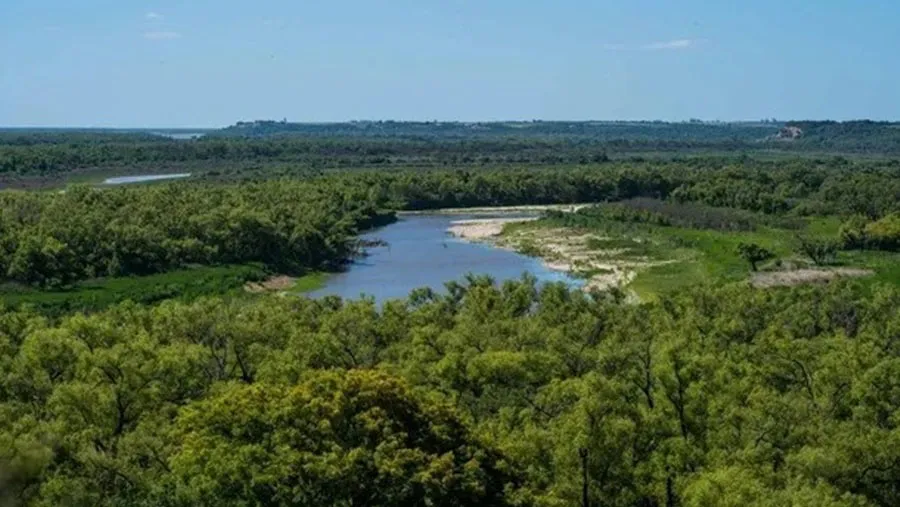 Imagen de archivo de humedales en zona de influencia de Victoria.